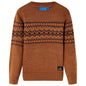 JUNG Vida Kinderpullover Gestrickt Cognac 128