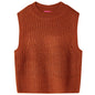 JUNG Vida Kinder-Pulloverweste Gestrickt Cognac 104