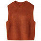 JUNG Vida Kinder-Pulloverweste Gestrickt Cognac 140