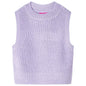 JUNG Vida Kinder-Pulloverweste Gestrickt Helllila 128