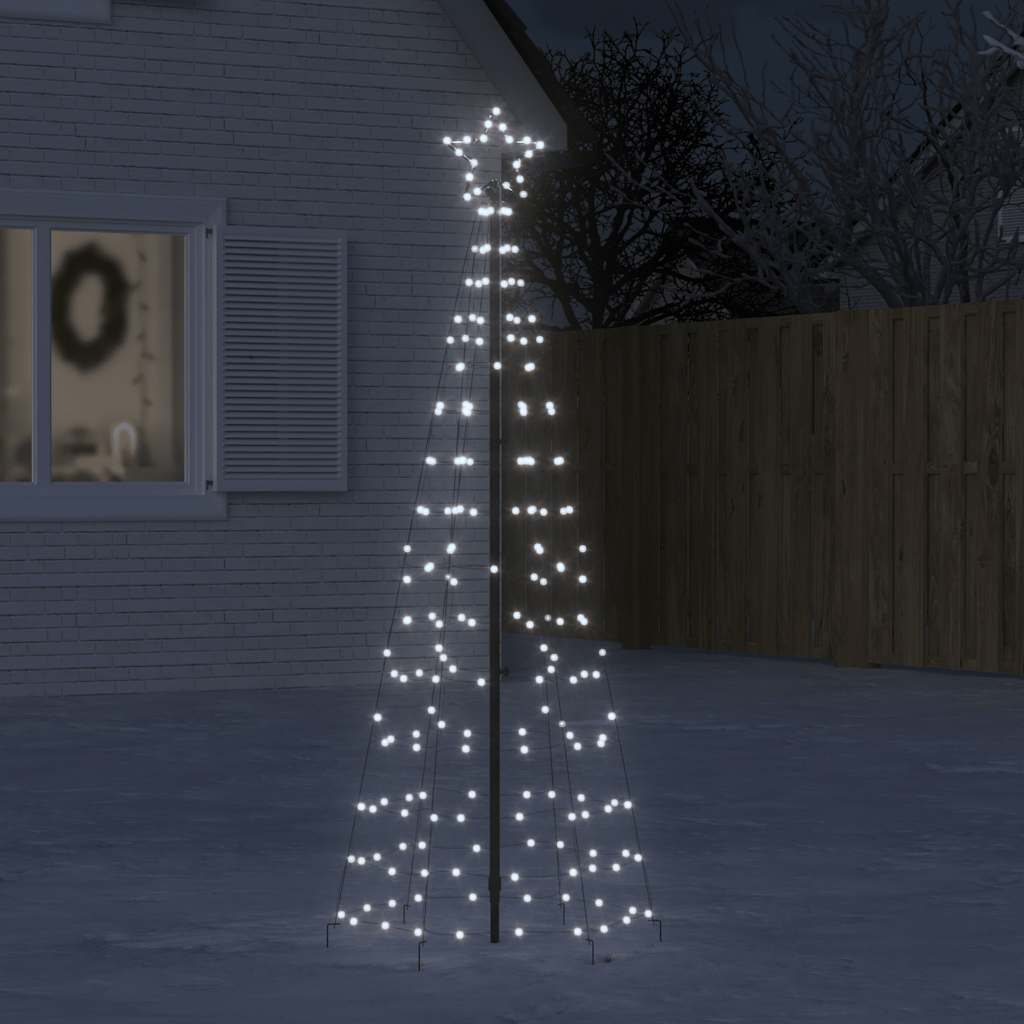 JUNG Vida LED-Weihnachtsbaum mit Erdspießen 220 LEDs Kaltweiß 180 cm