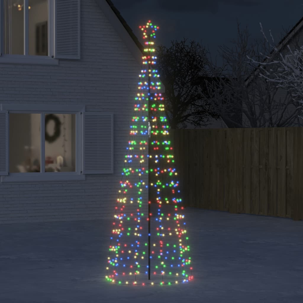 JUNG Vida LED-Weihnachtsbaum mit Erdspießen 570 LEDs Mehrfarbig 300 cm