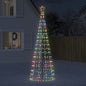JUNG Vida LED-Weihnachtsbaum mit Erdspießen 570 LEDs Mehrfarbig 300 cm