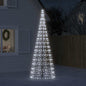 JUNG Vida LED-Weihnachtsbaum für Fahnenmast 550 LEDs Kaltweiß 300 cm
