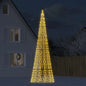 JUNG Vida LED-Weihnachtsbaum für Fahnenmast 1534 LEDs Warmweiß 500 cm