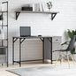 JUNG Vida Computertisch Grau Sonoma 131x48x75 cm Holzwerkstoff