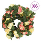 JUNG Vida Blumengirlanden Blumen 6 Stk. Frühlingsrosen 250 cm