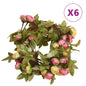 JUNG Vida Blumengirlanden Blumen 6 Stk. Rosa 215 cm