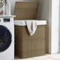 JUNG Vida Wäschekorb mit Deckel 46x33x60 cm Poly Rattan
