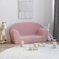 JUNG Vida Kindersofa 2-Sitzer Rosa Weich Plüsch