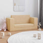 JUNG Vida Kinder-Schlafsofa 2-Sitzer Creme Weicher Plüsch