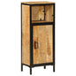 JUNG Vida Badschrank 40x27x90 cm Massivholz Mango und Eisen