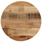 JUNG Vida Tischplatte Ø 40x1,5 cm Rund Raues Massives Mangoholz