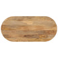 JUNG Vida Tischplatte 110x50x3,8 cm Oval Massivholz Mango