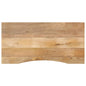 JUNG Vida Schreibtischplatte mit Aussparung 120x50x2,5cm Massivholz Mango