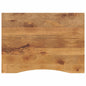 JUNG Vida Schreibtischplatte mit Aussparung 100x80x2,5cm Massivholz Mango