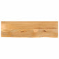 JUNG Vida Tischplatte mit Baumkante 120x30x3,8 cm Massivholz Mango