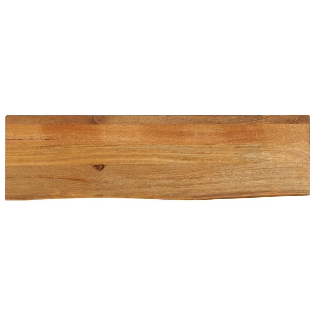 JUNG Vida Tischplatte mit Baumkante 110x40x2,5 cm Massivholz Mango