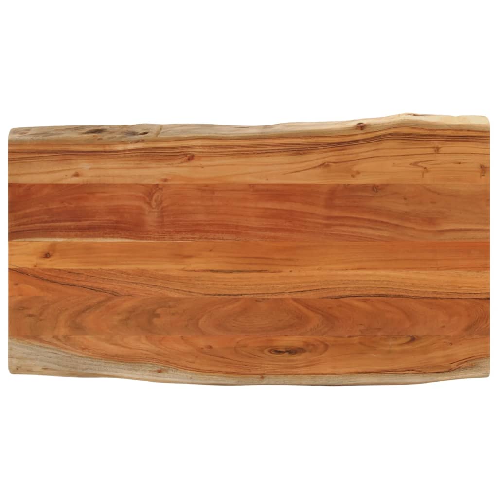 JUNG Vida Tischplatte 110x60x3,8cm Rechteckig Massivholz Akazie Baumkante