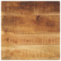 JUNG Vida Tischplatte 40x40x2,5 cm Quadratisch Raues Massivholz Mango