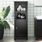 JUNG Vida Badschrank BERG Schwarz 40x34x110 cm Massivholz Kiefer