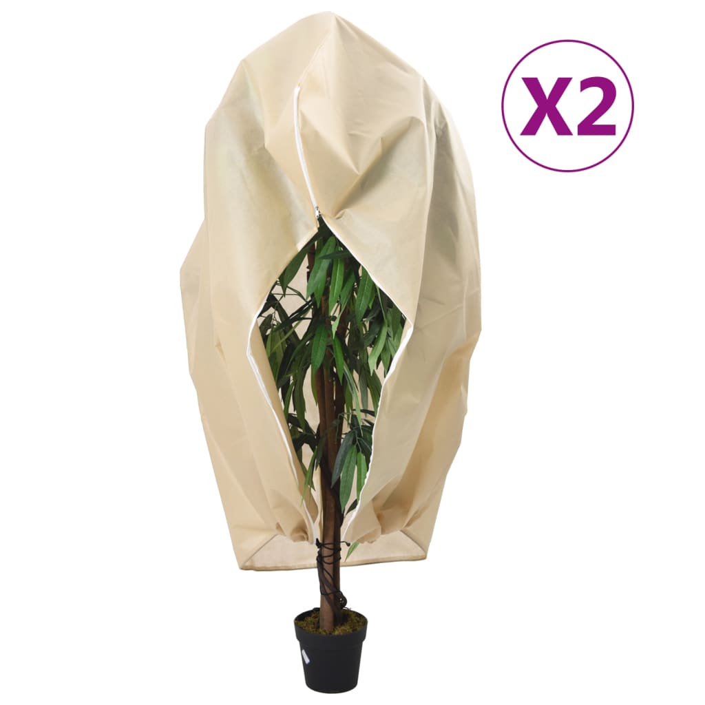 JUNG Vida Wintervlies mit Reißverschluss 2 Stk. 70 g/m² 3,93x3,5 m