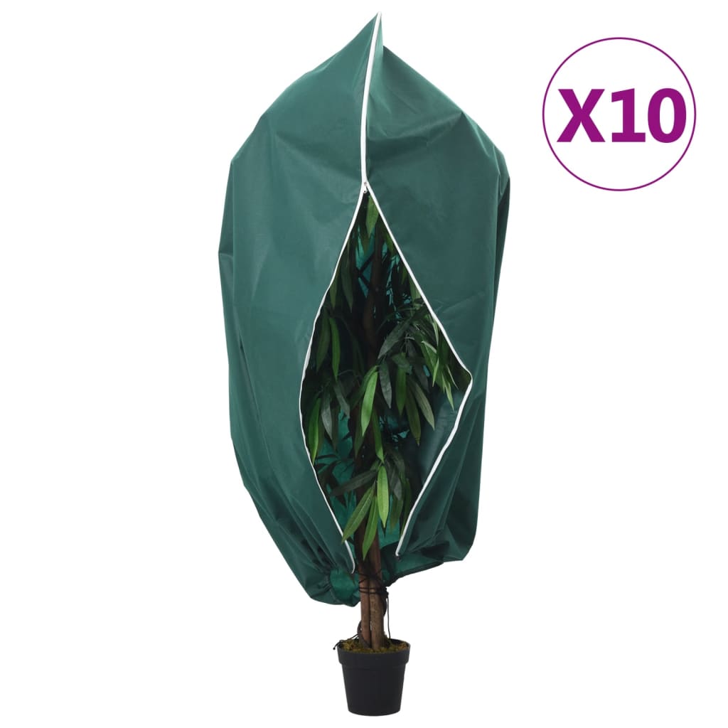JUNG Vida Wintervlies mit Reißverschluss 10 Stk. 70 g/m² 1,55x1,55 m