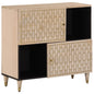 JUNG Vida Beistellschrank 80x33x75 cm Massivholz Mango