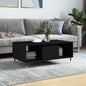 JUNG Vida Couchtisch Schwarz 90x50x36,5 cm Holzwerkstoff