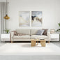 JUNG Vida Couchtische 2 Stk. Weiß 50x46x50 cm Holzwerkstoff