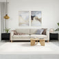 JUNG Vida Couchtische 2 Stk. Schwarz 50x46x50 cm Holzwerkstoff