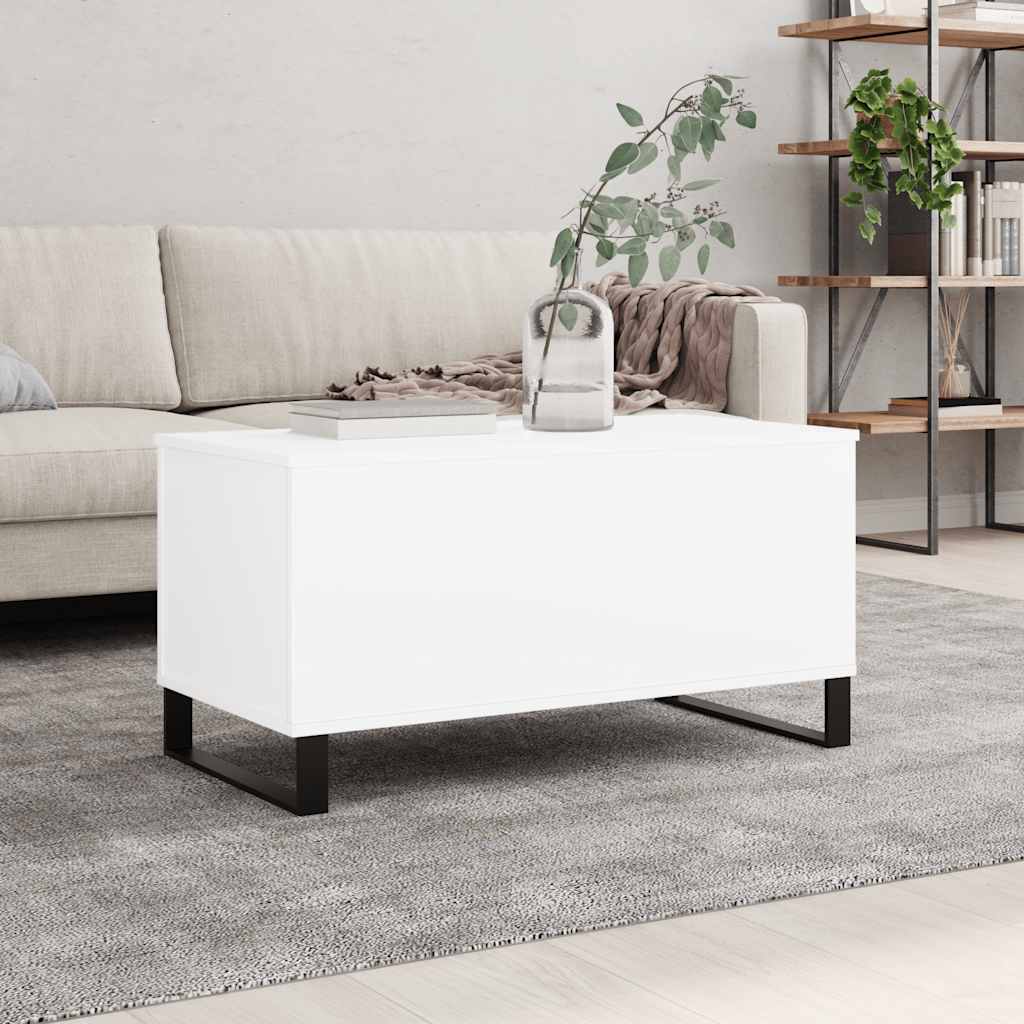 JUNG Vida Couchtisch Weiß 90x44,5x45 cm Holzwerkstoff