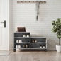 JUNG Vida Schuhregal Betongrau 102x36x60 cm Holzwerkstoff