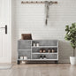 JUNG Vida Schuhregal Betongrau 102x36x60 cm Holzwerkstoff