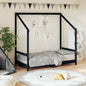 JUNG Vida Kinderbett Schwarz 80x160 cm Massivholz Kiefer