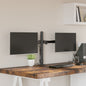 JUNG Vida Tischhalterung für 2 Monitore Schwarz Stahl VESA 75/100 mm
