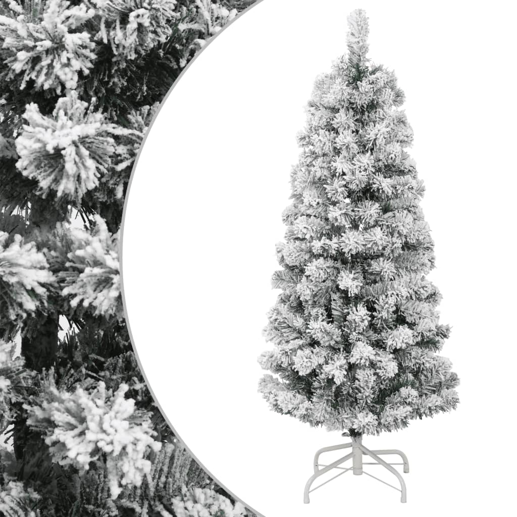 JUNG Vida Künstlicher Weihnachtsbaum Klappbar Beschneit 120 cm