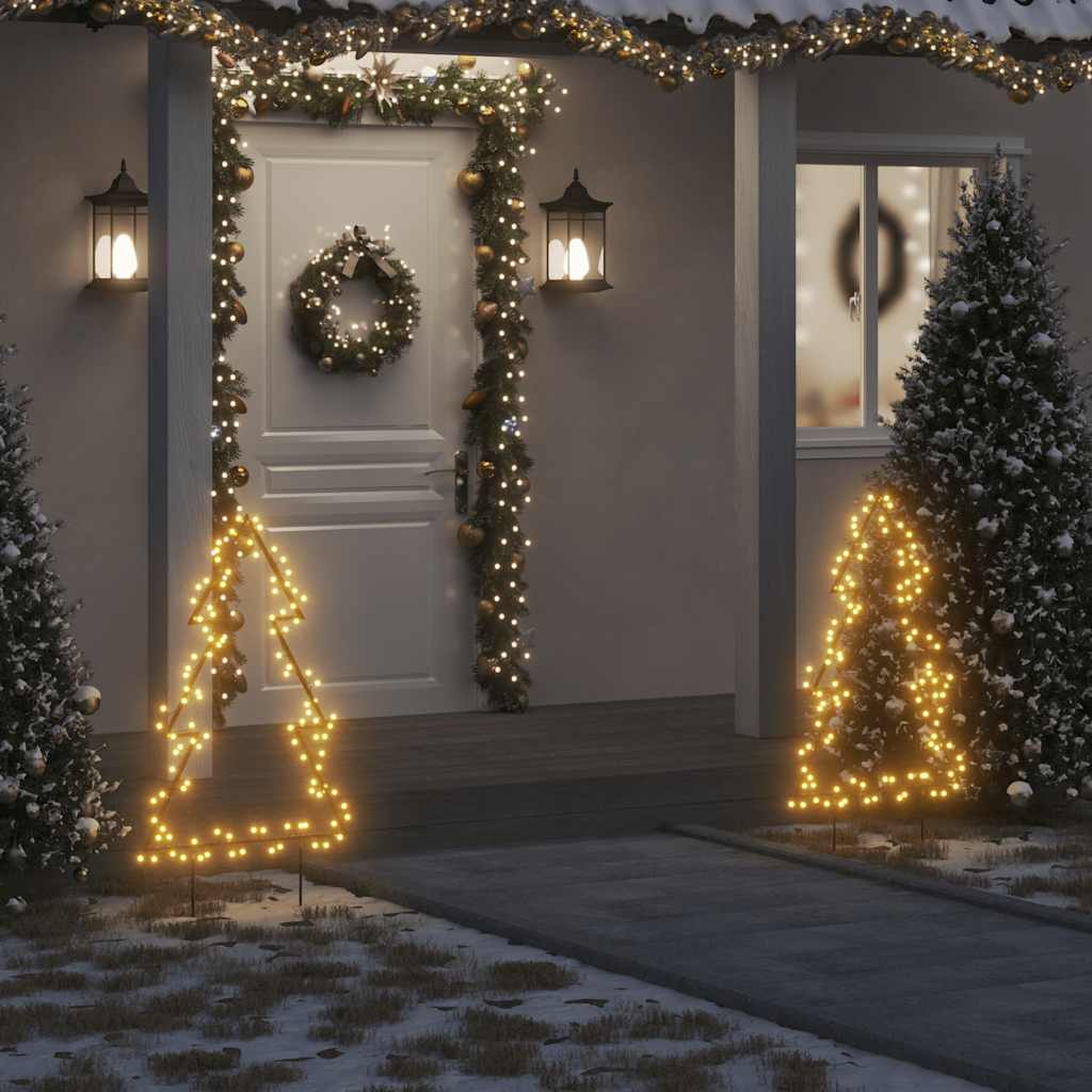JUNG Vida Weihnachtsbaum mit Erdspießen und 115 LEDs 90 cm