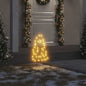 JUNG Vida Weihnachtsbäume mit Erdspießen 3 Stk. 50 LEDs 30 cm
