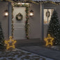 JUNG Vida Weihnachtsstern mit Erdspießen und 80 LEDs 60 cm