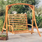 JUNG Vida Hollywoodschaukel Massivholz Fichte mit Teak-Finish