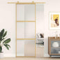 JUNG Vida Schiebetür Golden 76x205 cm Matt ESG-Glas und Aluminium