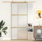 JUNG Vida Schiebetür Golden 90x205 cm Matt ESG-Glas und Aluminium
