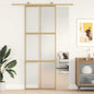 JUNG Vida Schiebetür Golden 76x205 cm Matt ESG-Glas und Aluminium