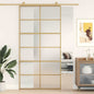 JUNG Vida Schiebetür Golden 102,5x205 cm Matt ESG-Glas und Aluminium