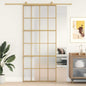 JUNG Vida Schiebetür Golden 90x205 cm Matt ESG-Glas und Aluminium