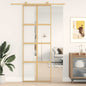 JUNG Vida Schiebetür Golden 76x205 cm ESG-Klarglas und Aluminium