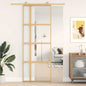 JUNG Vida Schiebetür Golden 76x205 cm ESG-Klarglas und Aluminium