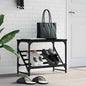 JUNG Vida Schuhregal Schwarz 60x30x45 cm Holzwerkstoff