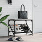JUNG Vida Schuhregal Grau Sonoma 60x30x45 cm Holzwerkstoff